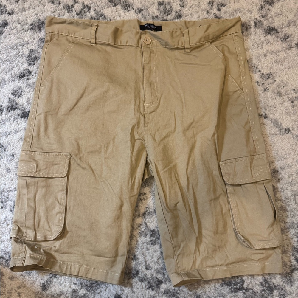 Bundle! 3 Men's Tan Cargo Shorts - Picture 4 of 4